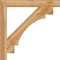 Ekena Millwork Merced Block Rough Sawn Bracket, Western Red Cedar, 4"W x 36"D x 36"H BKT04X36X36MRC05RWR - alternate 2